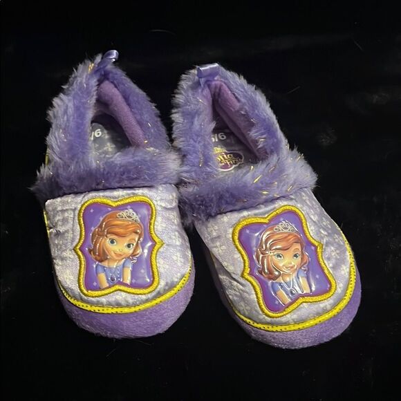 Disney Sofia the First Toddler Girls Slippers - Picture 1 of 7